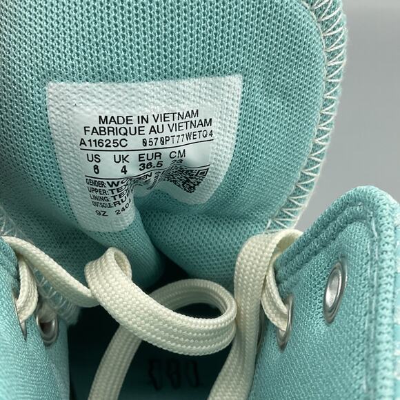 NEW Converse Women’s Chuck Taylor All Star High-top Sneakers Blue Size 6 - Picture 6 of 10